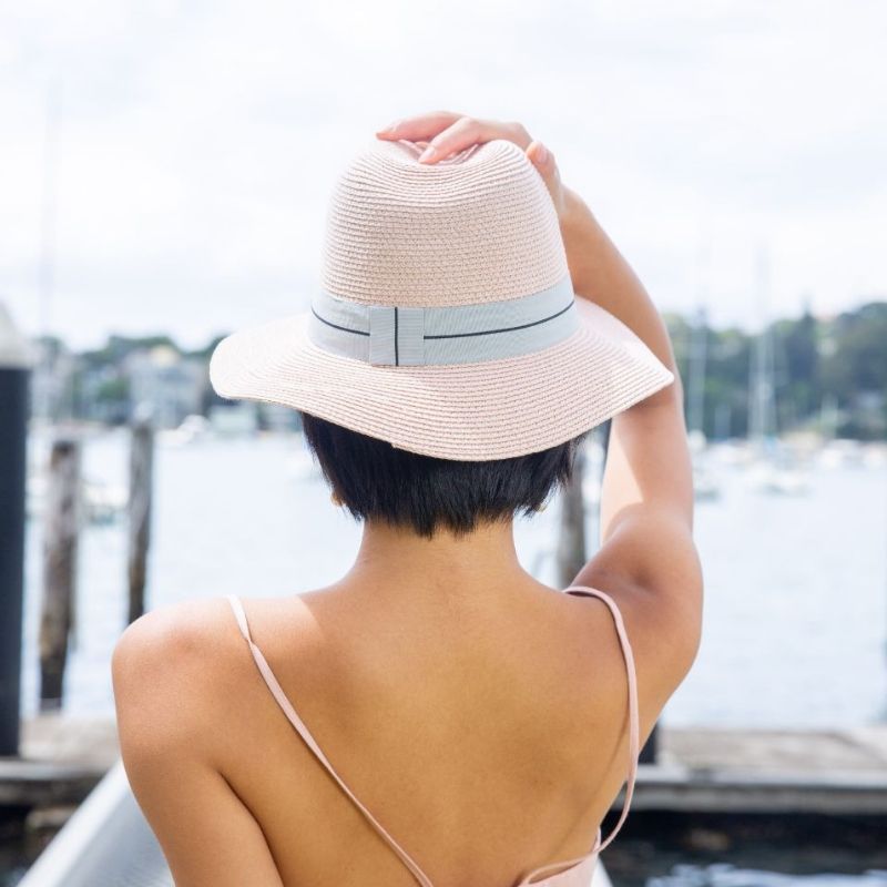 SS19 Viva La Vacay Collection Lookbook - Panama Hat in Pink -Chuchka
