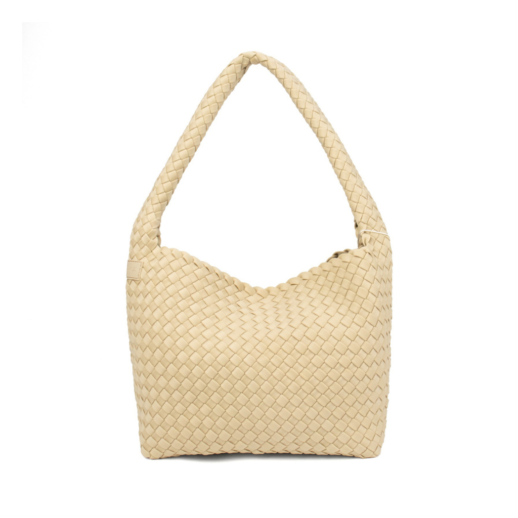 Woven Neoprene Willa Tote Beige
