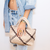 Woven Neoprene Mini Tote - Beige/Brown