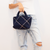 Woven Neoprene Mini Tote - Blue/Gold