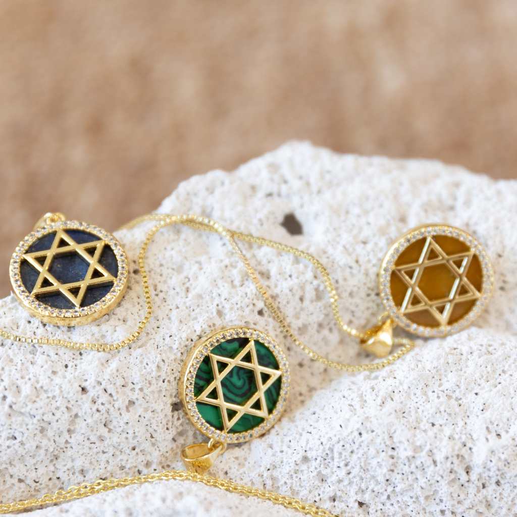 Liat Magen David Necklace Brown