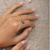 Crush O Link Ring Gold
