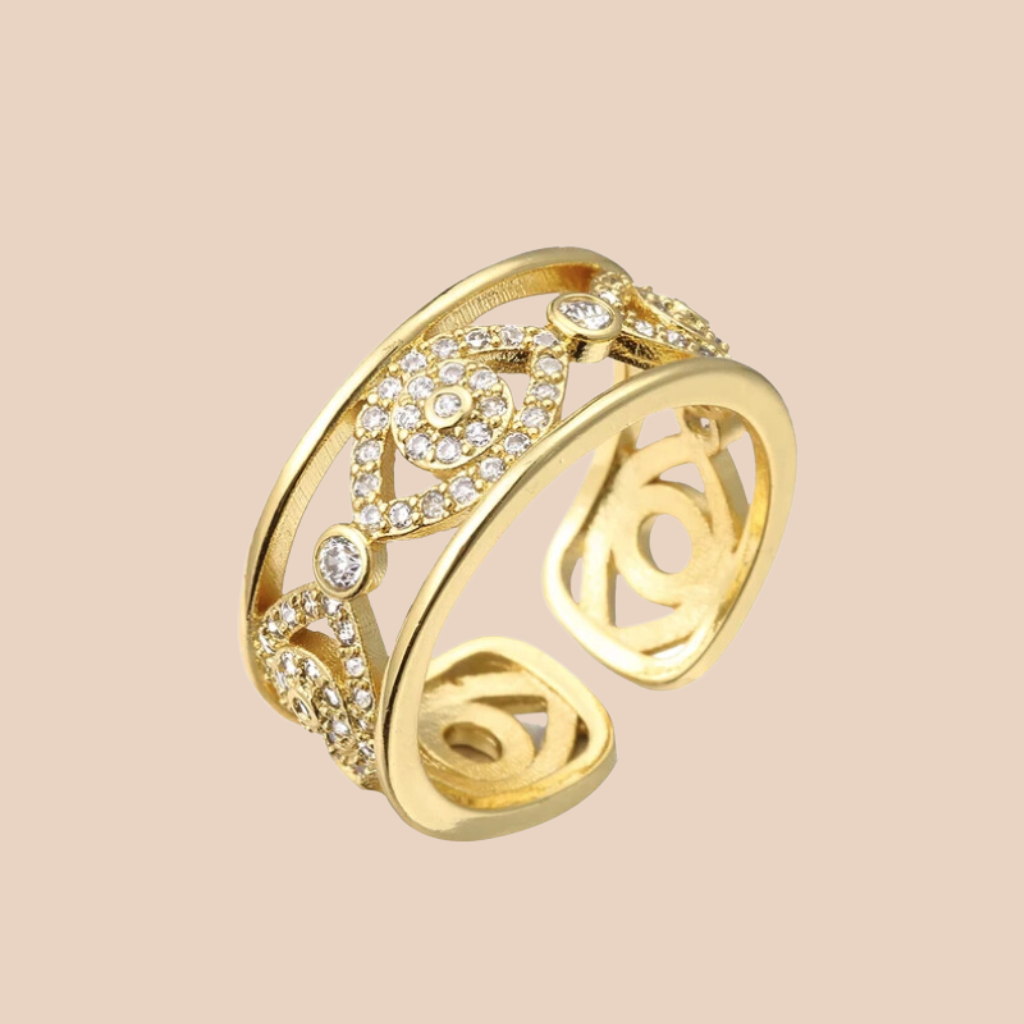 Meirav Evil Eye Ring