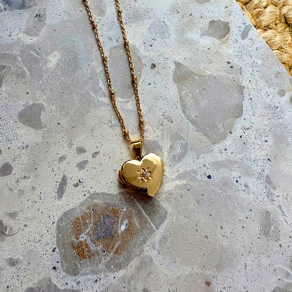 Heart Keep Locket Necklace