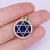 Liat Magen David Necklace Blue