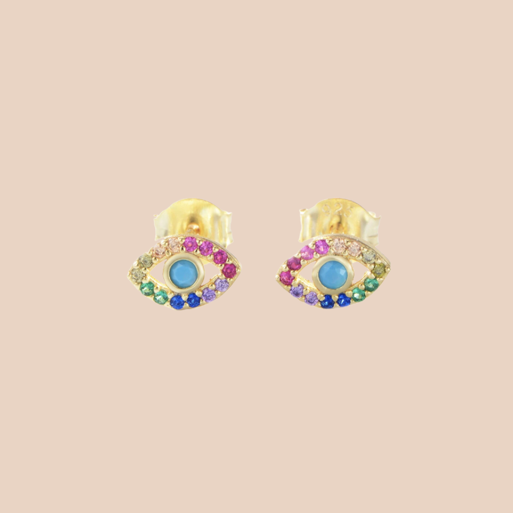 Noa Rainbow Eye Studs