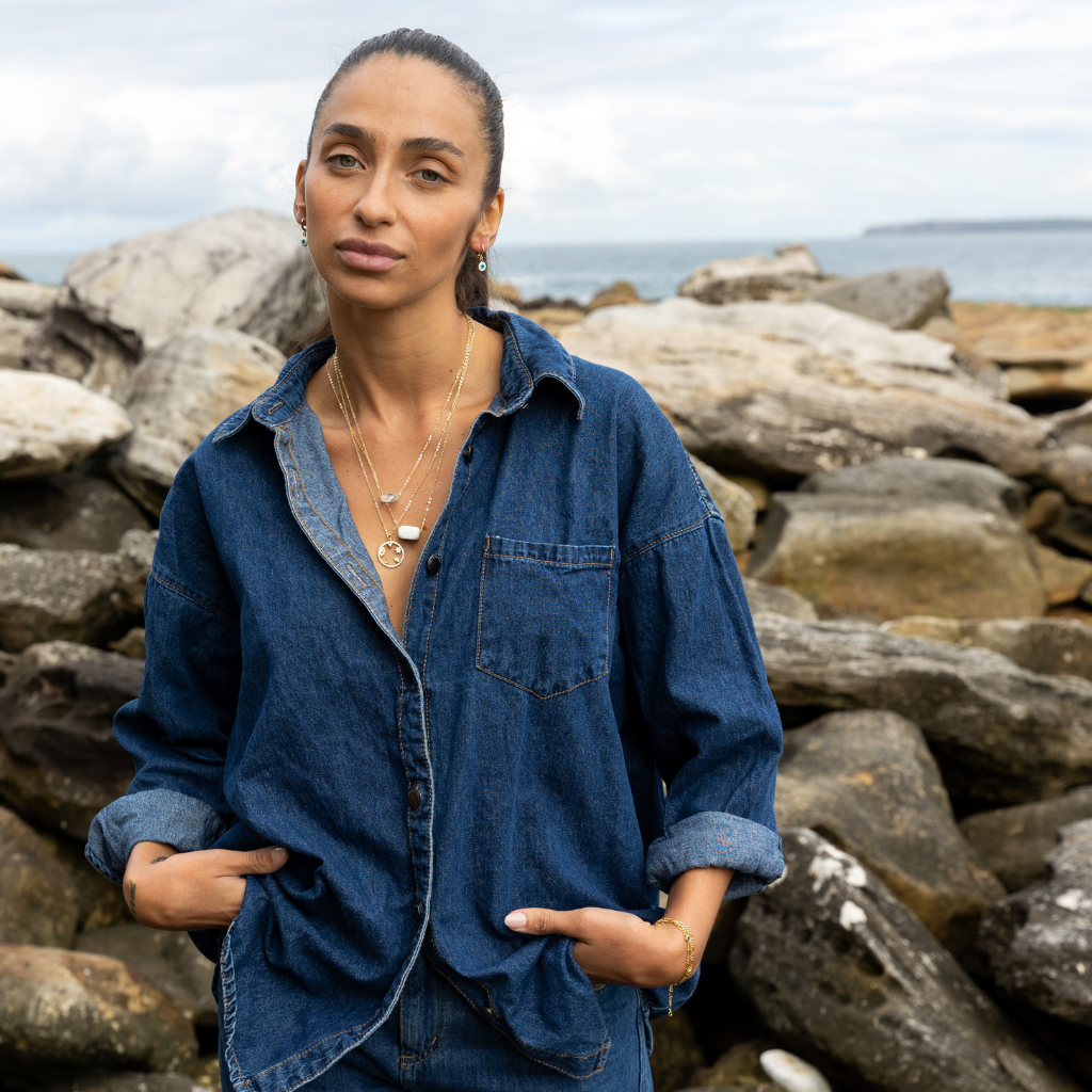 Tali Glass Bead Necklace