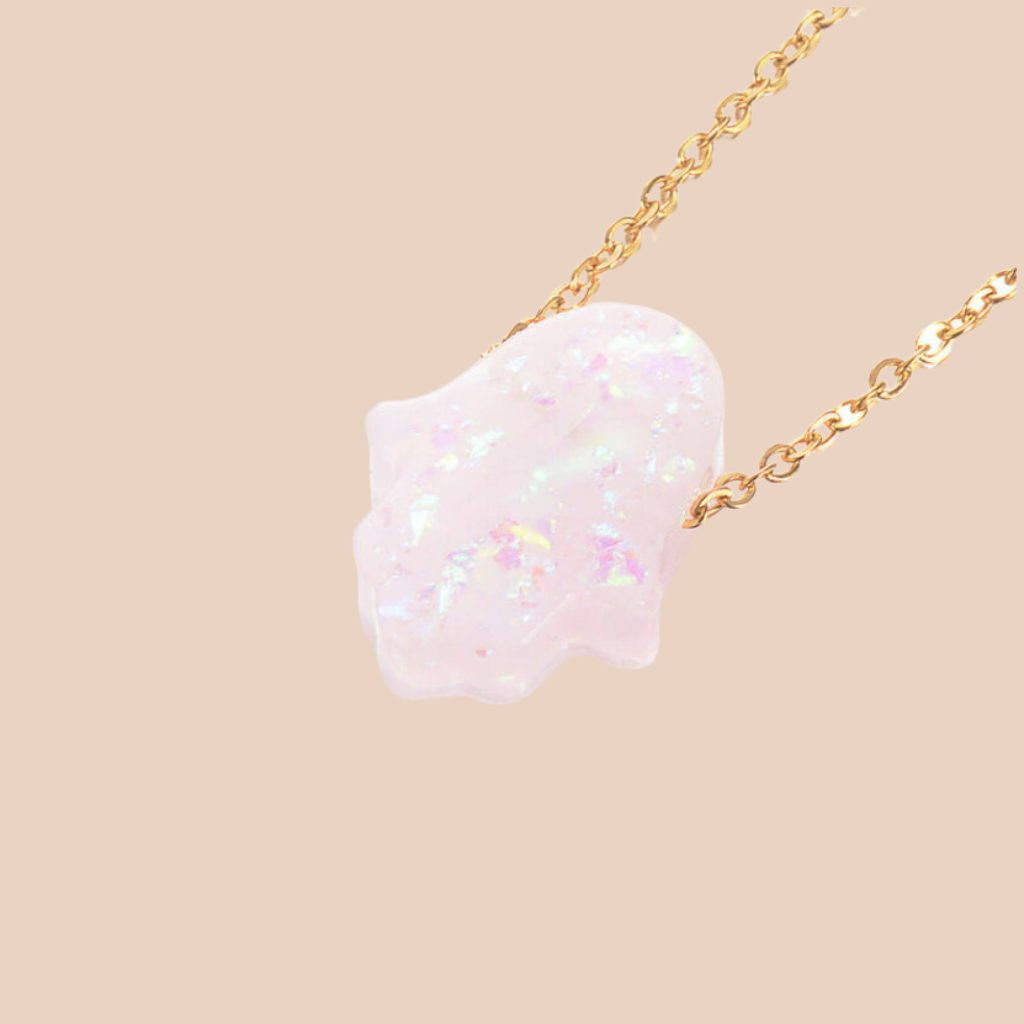 Maya Necklace - Baby Pink