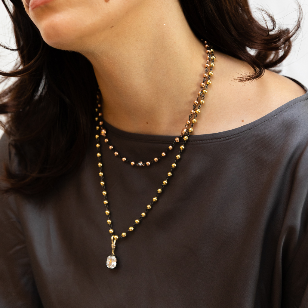 Cushion Cut Necklace