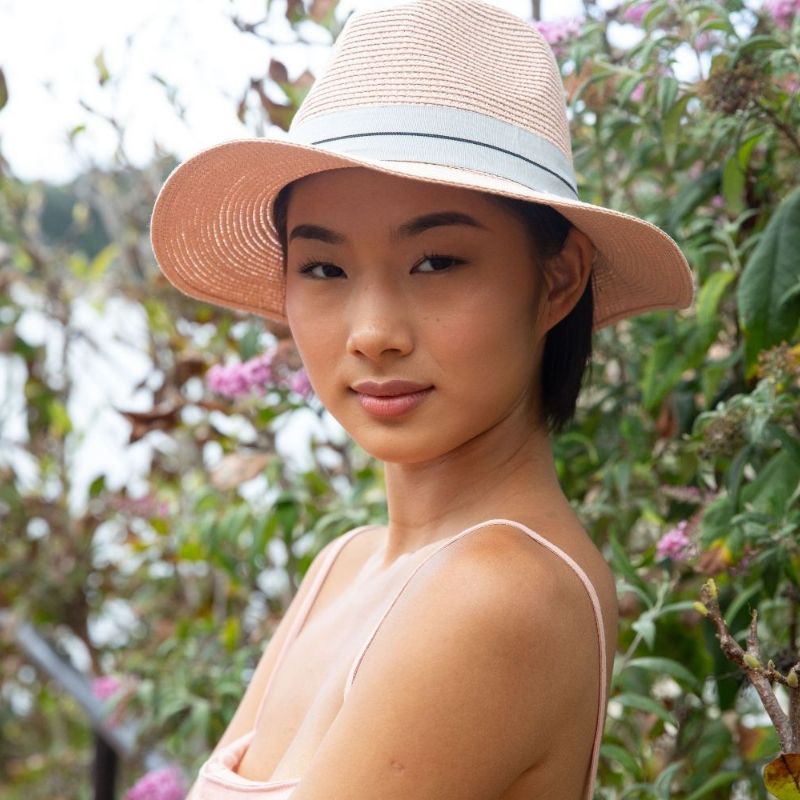 SS19 Viva La Vacay Collection Lookbook - Panama Hat in Pink -Chuchka