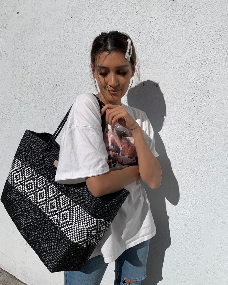 SS19 Viva La Vacay Collection Lookbook - Rosa Mexican Woven Bag -Chuchka