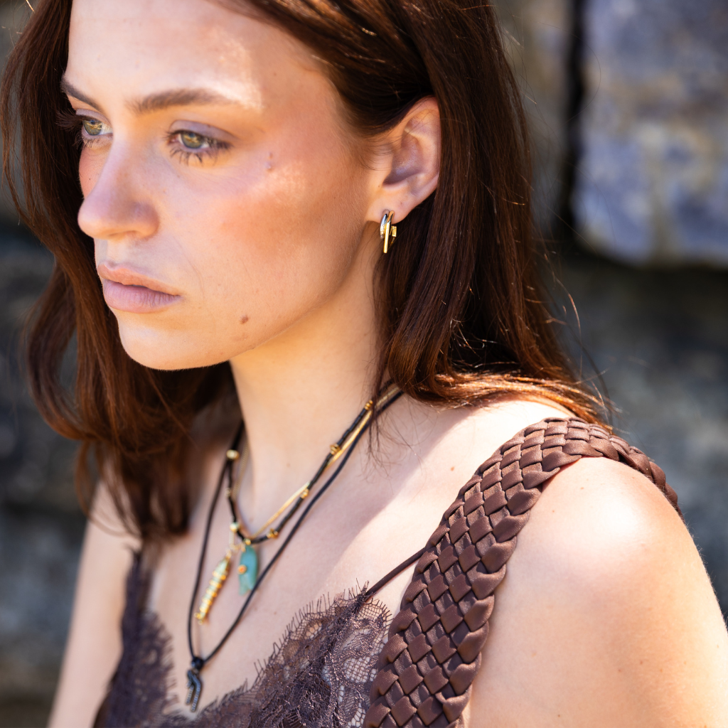 Elodie Mixed Metal Hoops