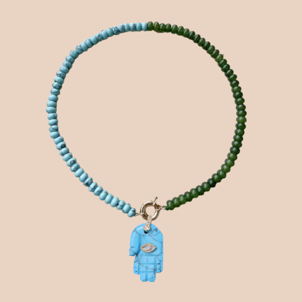 Custom Beaded Pendant Necklace