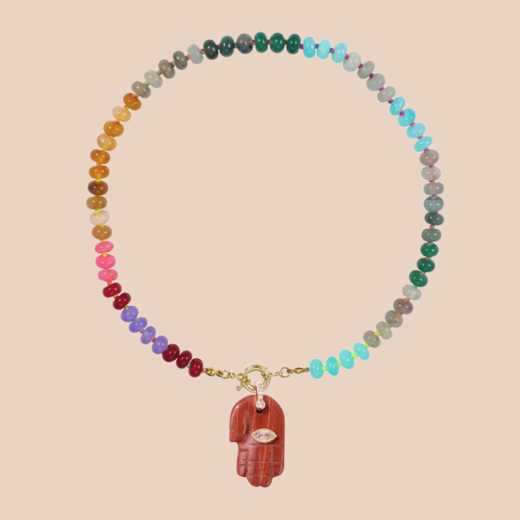 Custom Beaded Pendant Necklace