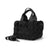 Woven Neoprene Mini Tote - Large Weave Black