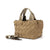 Woven Neoprene Mini Tote - Large Weave Nude