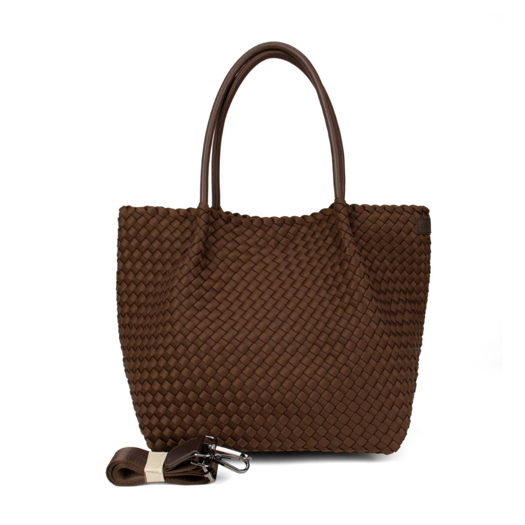 Woven Neoprene Winona Tote Choc