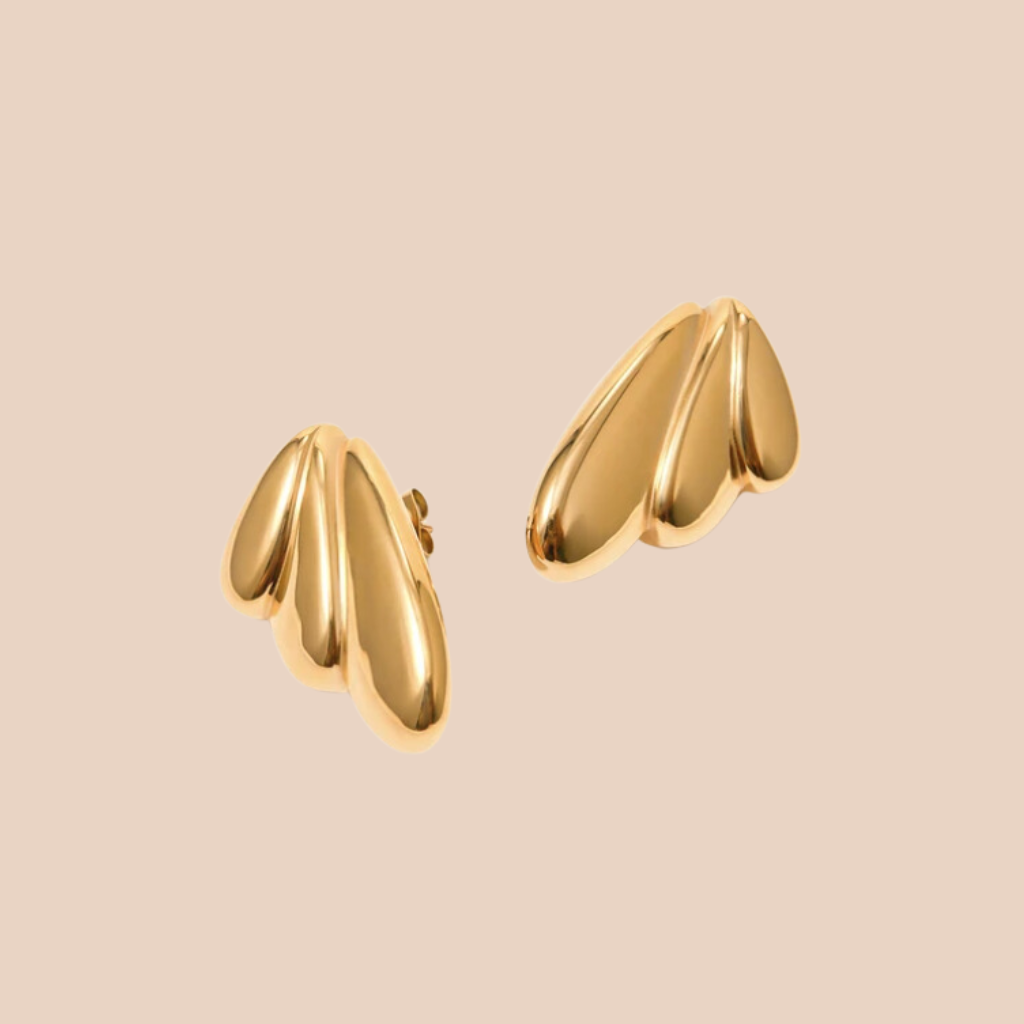 Wingette Earrings Gold