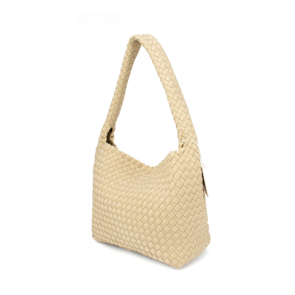 Woven Neoprene Willa Tote Beige