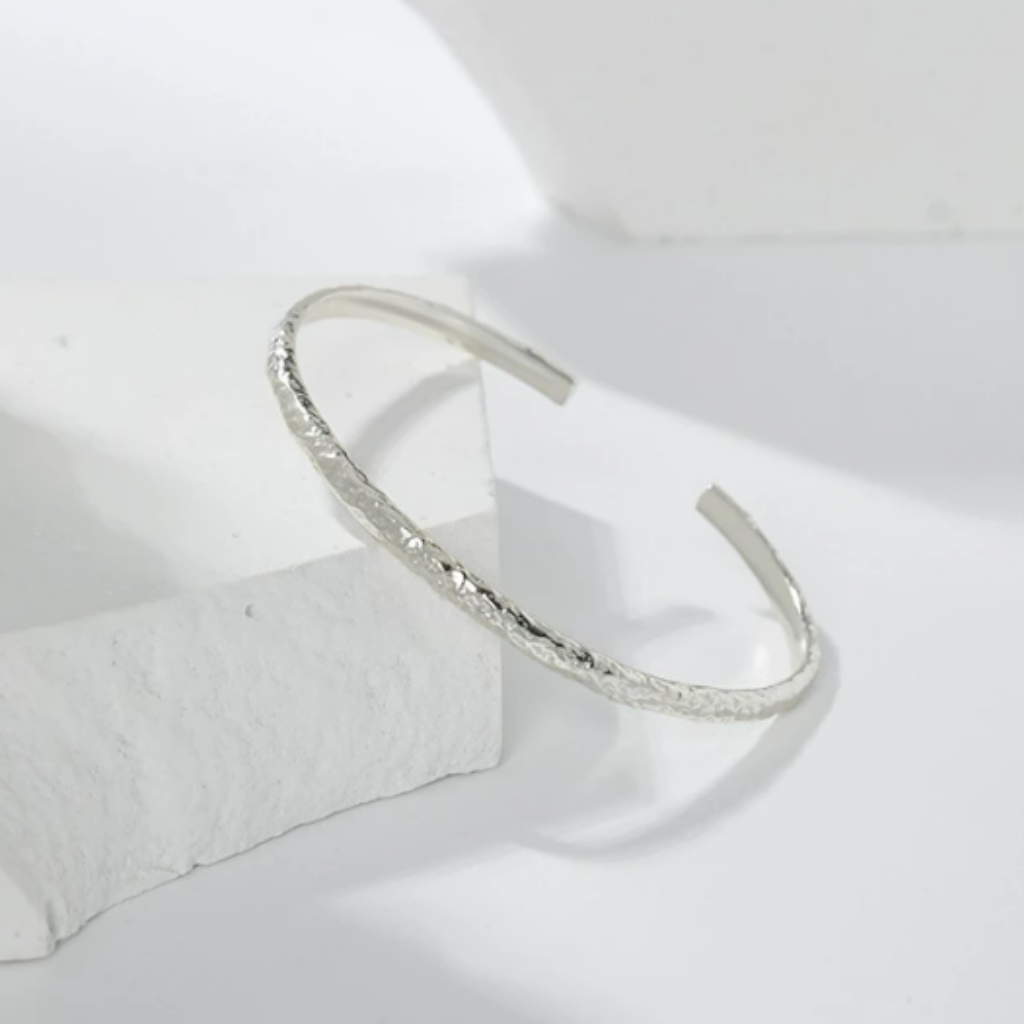 Crush Tia Bangle Silver