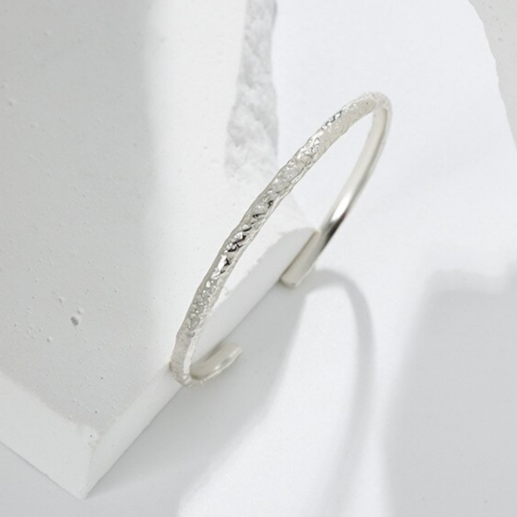 Crush Tia Bangle Silver