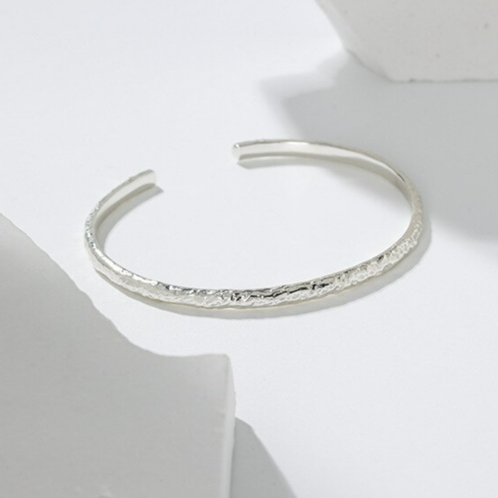 Crush Tia Bangle Silver