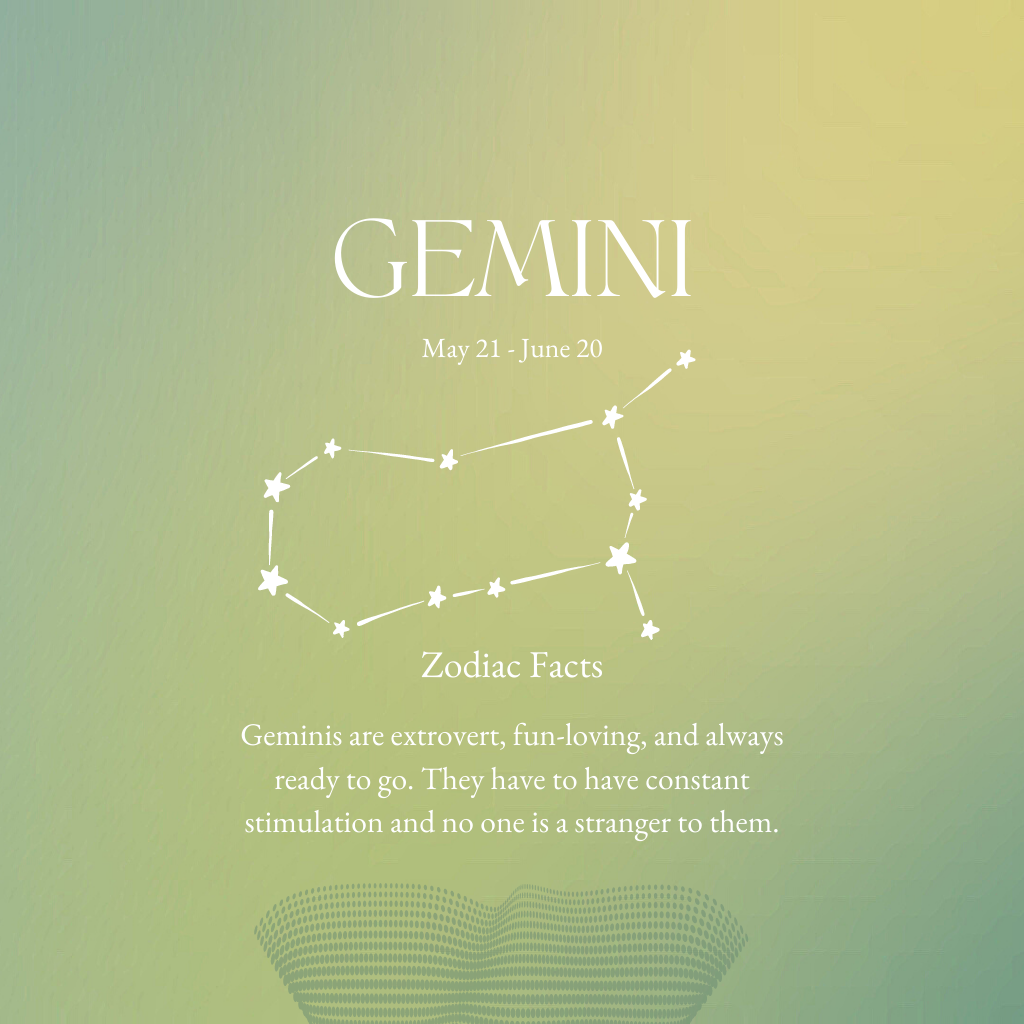 Gemini Constellation Necklace Rose Gold