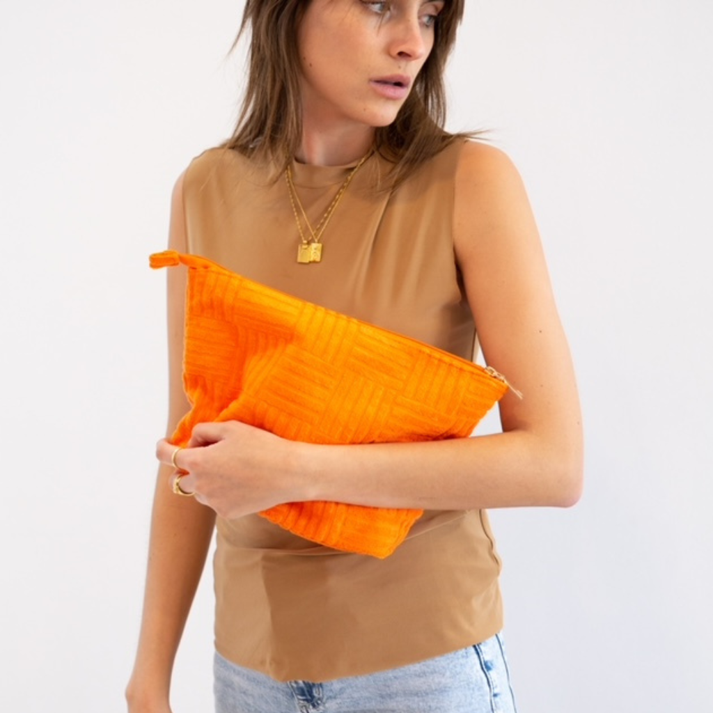 Terry Makeup Pouch - Orange