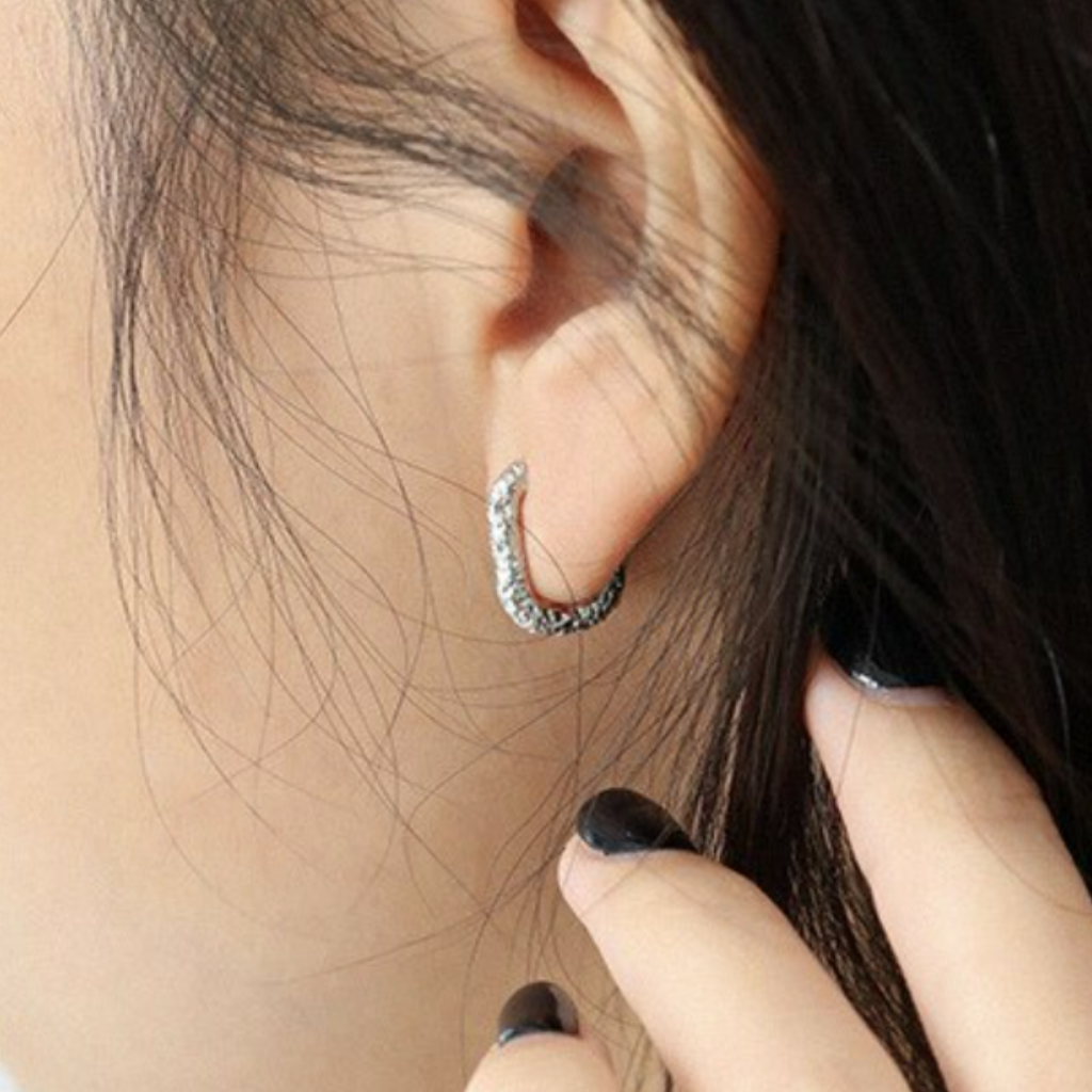 Crush &#39;O&#39; Earring Silver