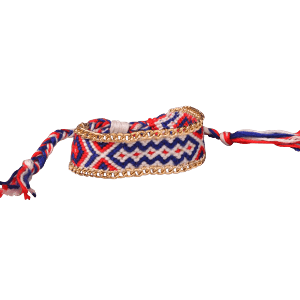 Braided Friendship Bracelet (Red) - Chuchka