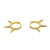 Rocka Gold Hoop Earrings - Chuchka
