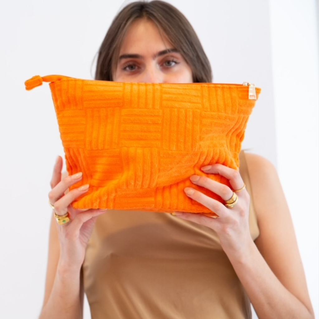 Terry Makeup Pouch - Orange