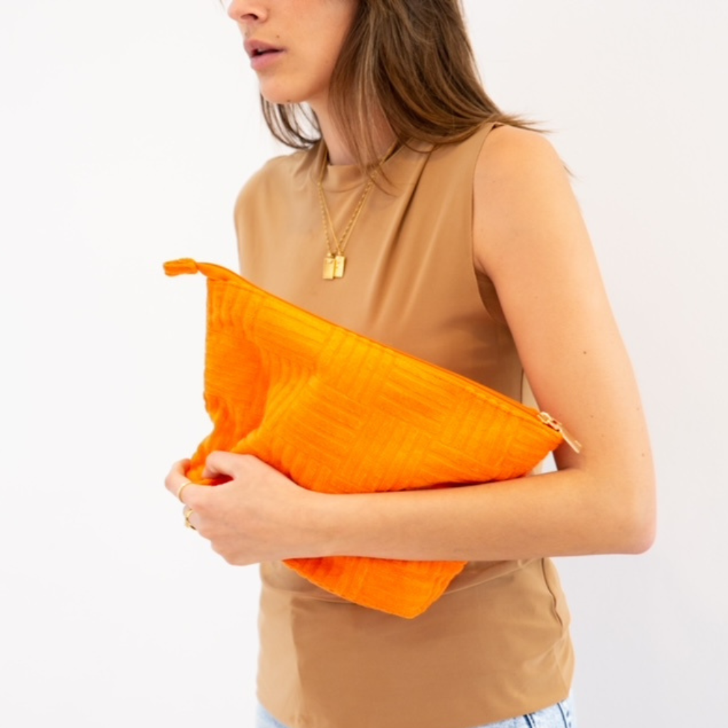 Terry Makeup Pouch - Orange