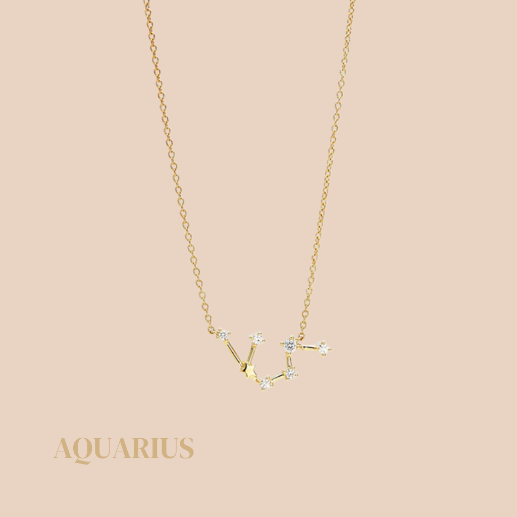 Aquarius Constellation Necklace