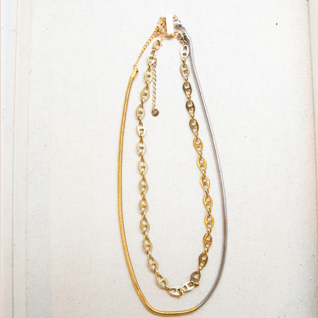 Necklace Stacka - 2 clasp