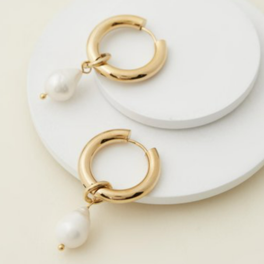 Pearl Wrap Earring Set