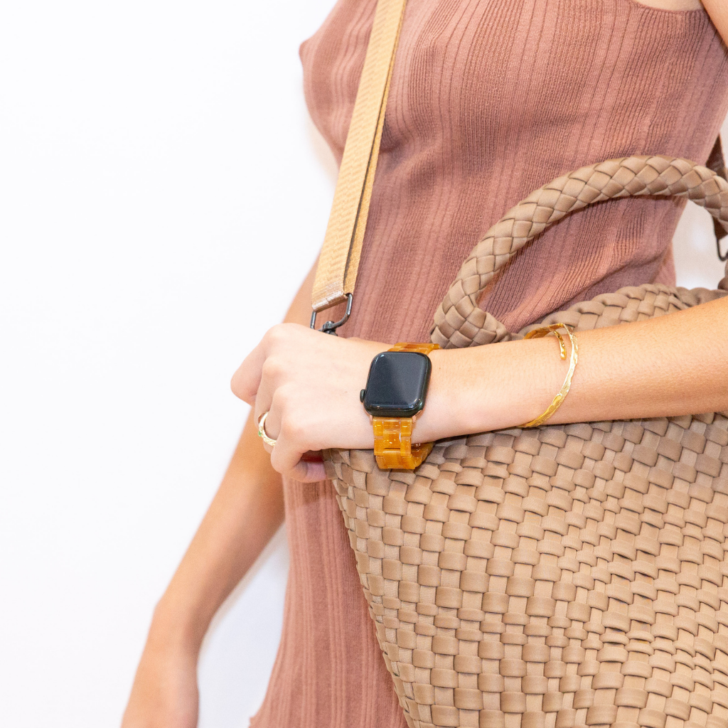 Rosetta Resin Watch Strap - Caramel - 42/44mm