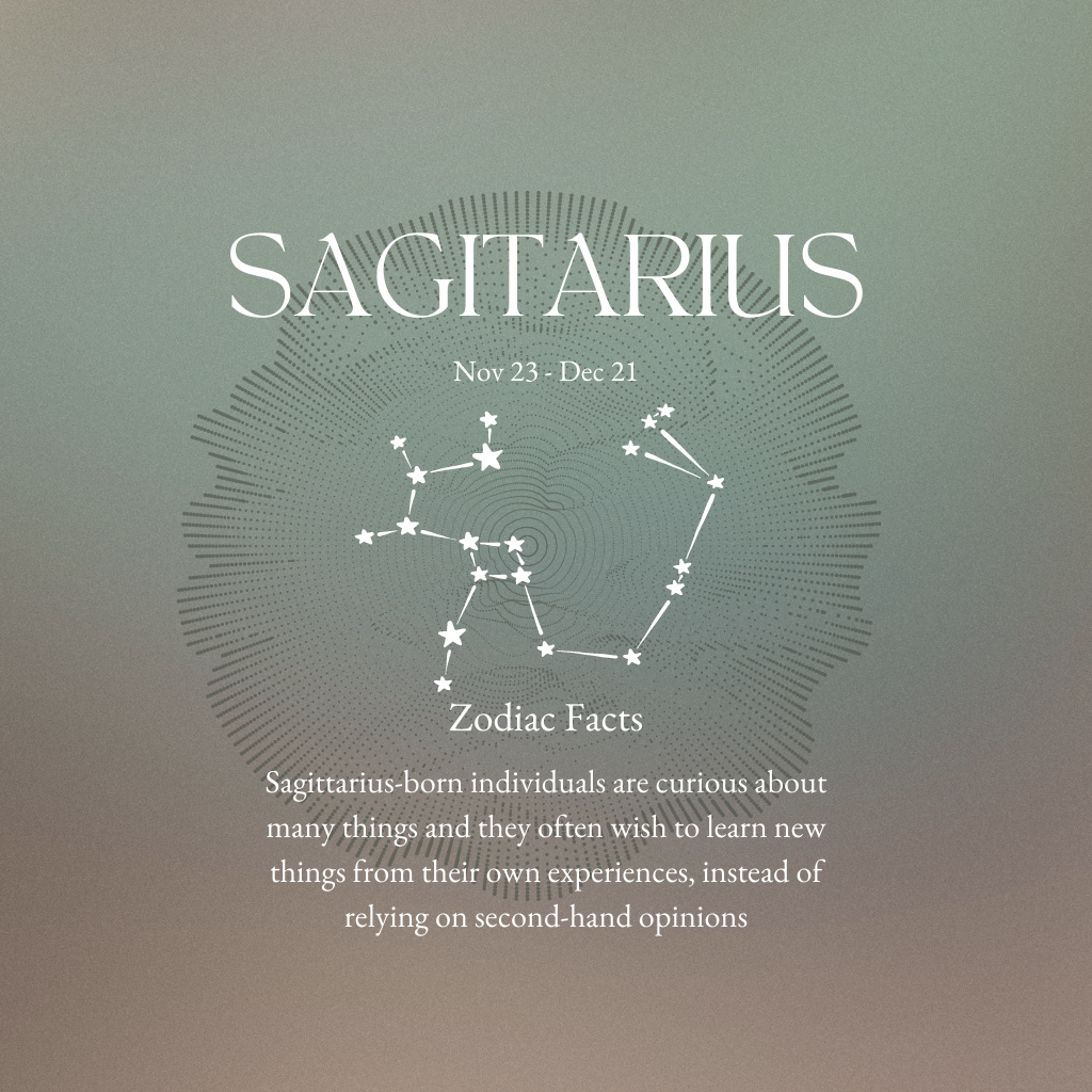 Sagittarius Constellation Necklace Rose Gold