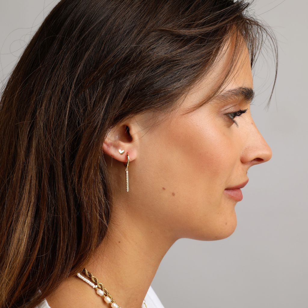 chuchka mini heart stud