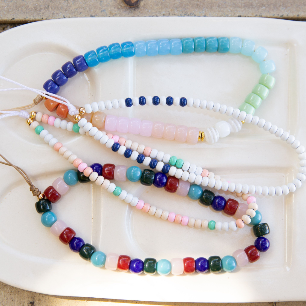 Precious Stone Phone Charm Pastel Rainbow