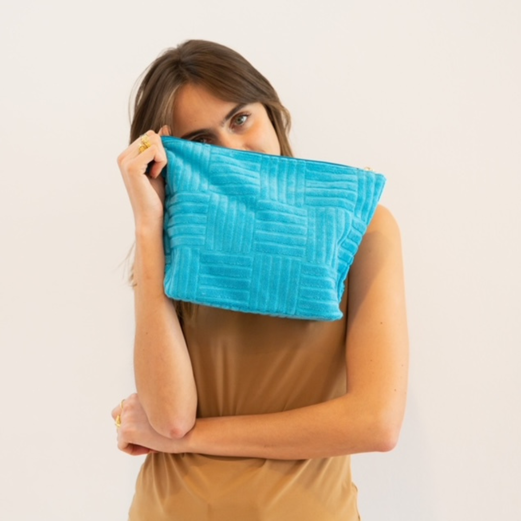 Terry Makeup Pouch - Blue