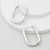 Chunky O Hoops Silver