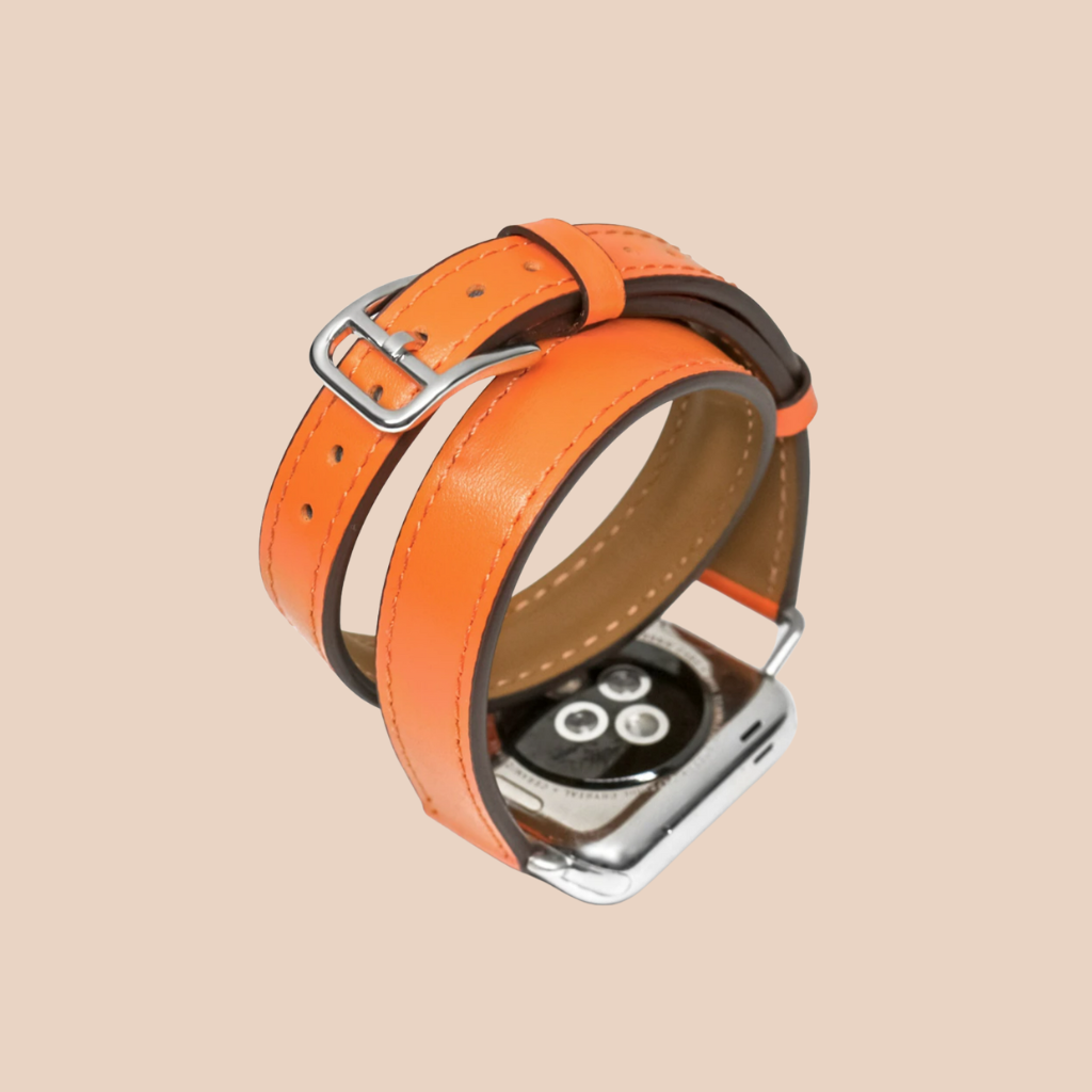 Rosetta Double Watch Strap Orange - 42/44 mm