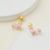 CHuchka pearl CZ Stud Pink