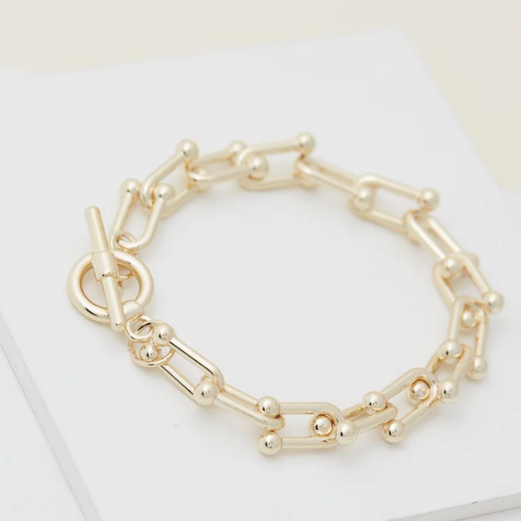 Chain Link Bracelet Gold
