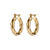 Gold Pearl Dot Earring