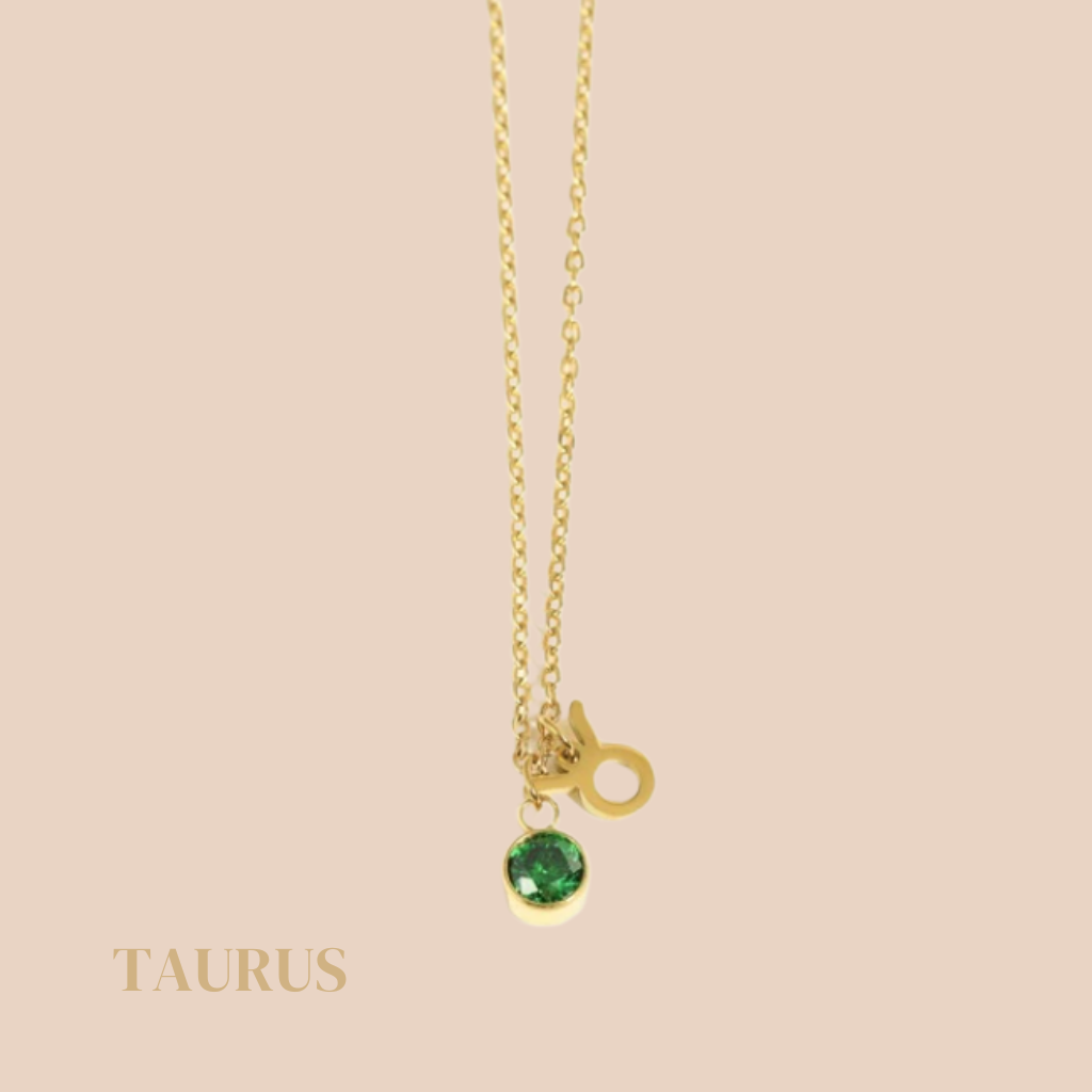Taurus Gem Necklace