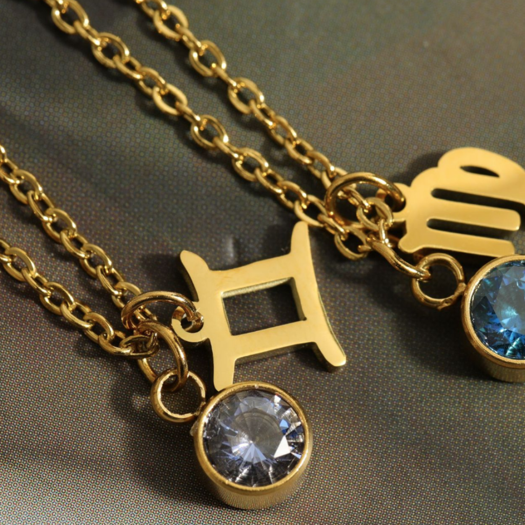 Gemini Gem Necklace