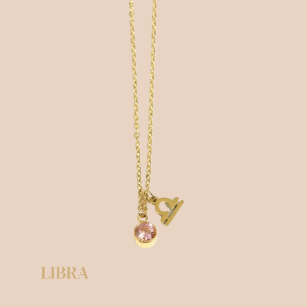 Libra Gem Necklace