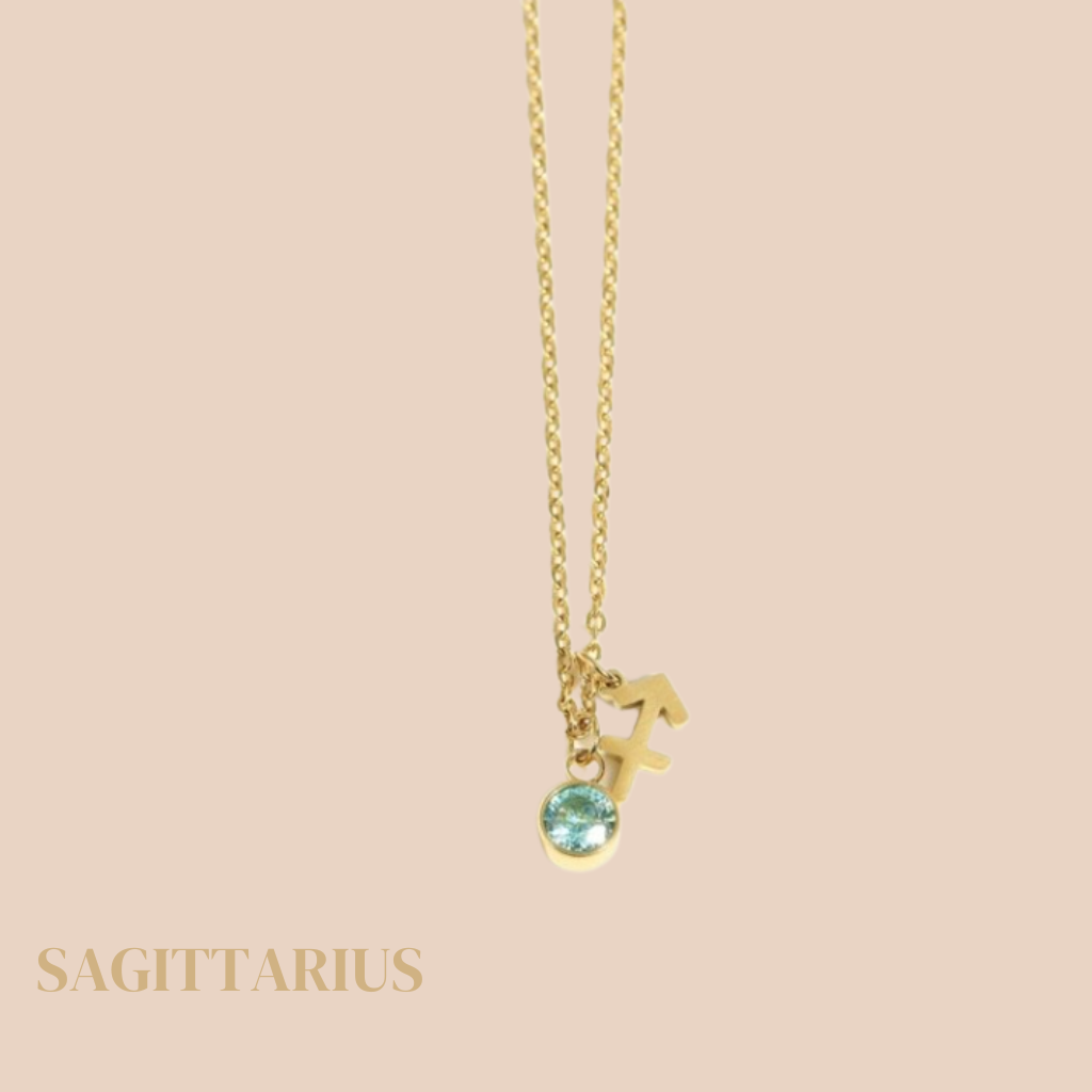 Sagittarius Gem Necklace